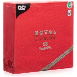 Royal Collection Napkins, Plain 40 x 40 cm, pack of 50