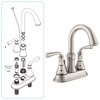 1224 1224B Faucet Cartridge Replacement Kit For Most Double Handle