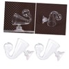 FOMIYES 4-Pack Glass Co2 Checker Aquarium Co2 Monitor for Fish