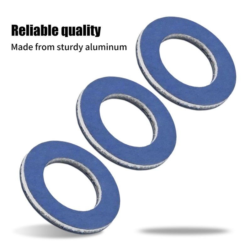 UOIENRT 10Pcs 90430-12031 Oil Drain Plug Gasket Replacement for Toyota