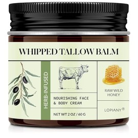 LOPIANY- Nutrición natural: elaborado con los mejores ingredientes naturales, nuestro sebo de res alimentado con pasto para la piel proporciona nutrie