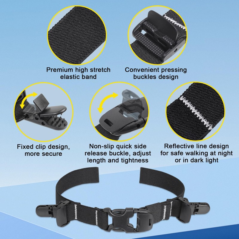 Vigorport Backpack Chest Strap Add on, Elastic Backpack Sternum Strap,