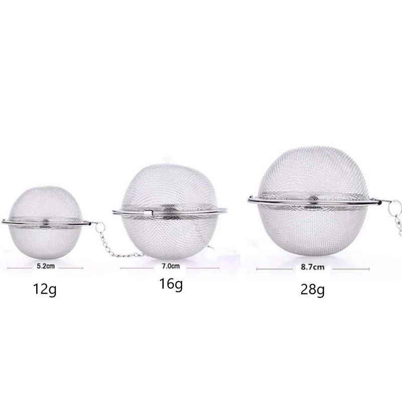 Mayata 3pcs Stainless steel fine mesh seasoning ball kitchen soup