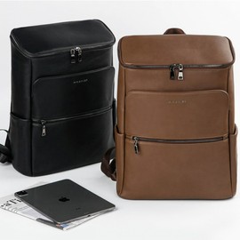 Luxury bag laptop men's suit work office daily backpack Black