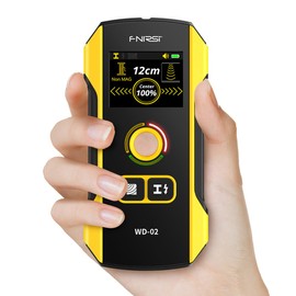 KKYOYRE Wall Detector, Back-wall Detector, Underlayment Sensor, Ground Checker, Bidirectional Calibration, High Sensitivity, High Precision, Wall Pillar Sensor, AC Wire, Rebar, Detectable Wood, Metal, Stud, Hot Wire Detection Warning
