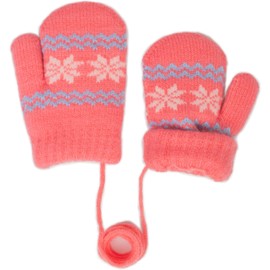 Baby-Winter-Knit-Mittens Soft Warm-Gloves Infant Newborn No Scratch Mittens 0-2 Years