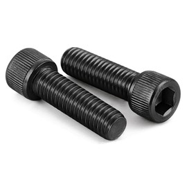 M6 x 20mm (8mm to 100mm Available) Socket Head Cap Screws Bolts, Grade 12.9 Alloy Steel Black Oxide, Allen Socket Drive, Machine Thread, 25 PCS