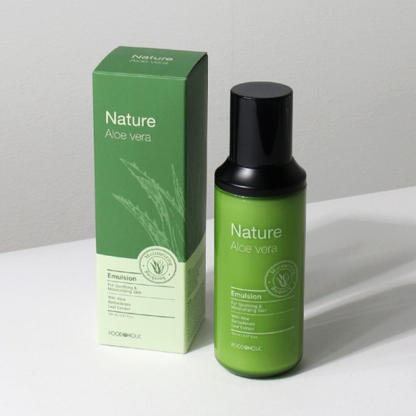 Foodaholic Nature Aloe Vera Emulsion 150ml / Whitening, Wrinkle-Improving Functional