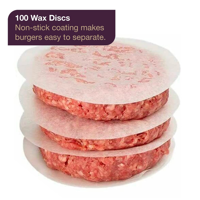 Andrew James Quarter Pounder Hamburger Beefburger Wax Discs - Pack