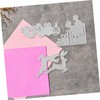 CORHAD 3Pcs Christmas Themed Cutting Dies Durable DIY Craft Stencils