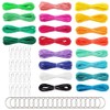 20 Bundles Scoubidou Craft Set, Scoubidou Braided Cords, Scoubidou Ribbons,