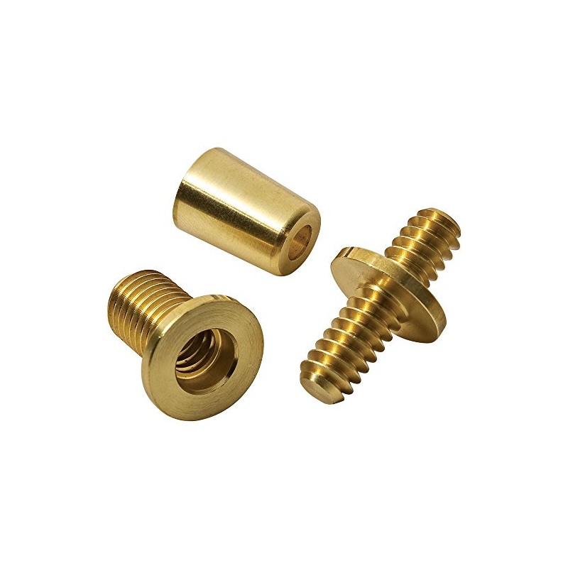 Brass Cane Hardware Kit - Durable Cane Hardware Kits w/Cane