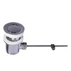 Wirquin SL201 Sink Drain Unit without Pull Rod Brass-Plated