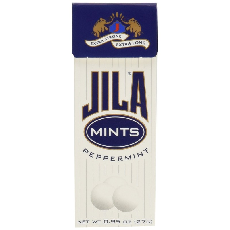 Jila Mints, Peppermint, 0.95-Ounce Packages (Pack of 12)