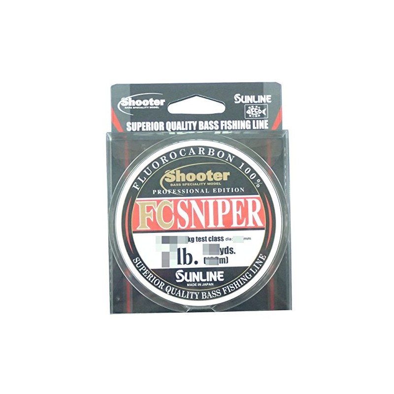 Sunline Fluorocarbon Line Shooter Sniper 328.4 ft (100 m) 18lb