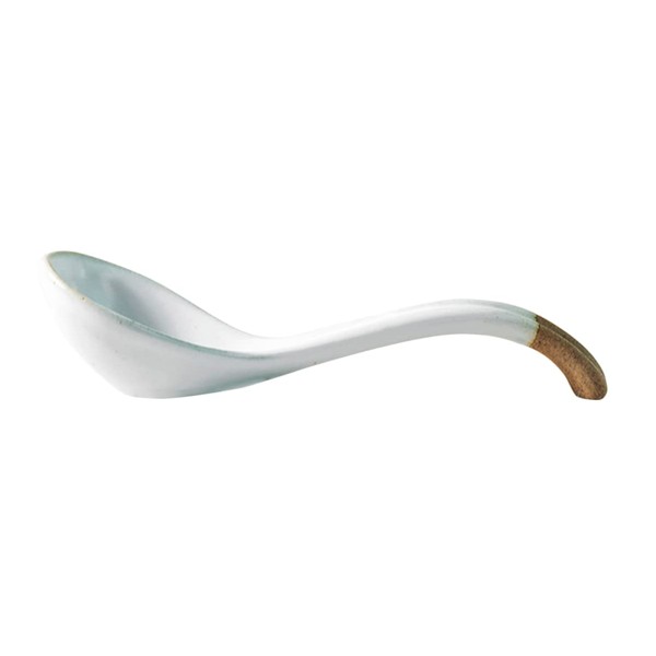Anneome Tablespoon Coffee Spoons Japan Spoon Asian Rice Spoons Ladle Spoon Cocktail Stir Spoon White Ceramic Spoon Stirring Spoons Hotel Soup Spoon Silverware Household Child Ceramics