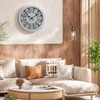 NUOVO Large Wall Clock for Living Room, Retro Wall Clock,