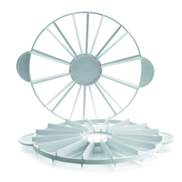 Ibili 732700 Tortenteiler, jeweils für 10/12 Stücke, 8,8 x 8,1