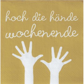 Räder Cocktail Napkin High the Hands Weekend