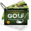QIFEISHANKA Golf Reference Cards | Easy-to-Use Pocket Survival Guide for