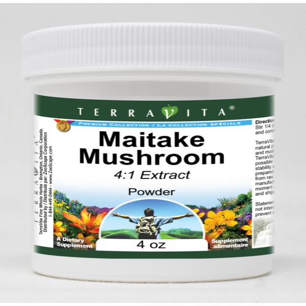 Terravita Maitake Mushroom 4:1 Powder (4 oz, ZIN: 521989)