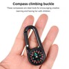 SUPVOX Pack Compass, Clip-on Self-Locking Keychains for Outdoor Hiking, Camping,