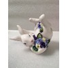 CERAMIC BUNNY SALT & PEPPER SHAKERS SET