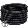 Pond Hose ID 2” × 50ft Black Corrugated Flexible Pump