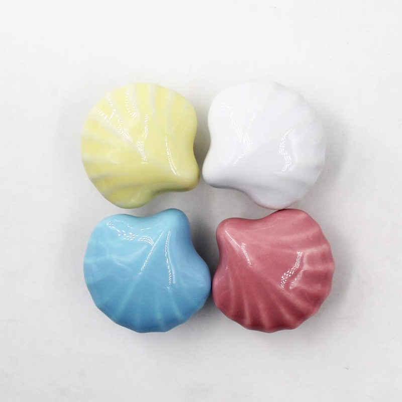 Pink Drawer Knob Ceramic Cabinet Knobs Kids Room Handle Pull