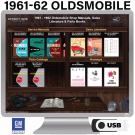 1961-1962 Oldsmobile Factory OEM Shop Manuals on USB