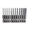 12pcs Torx Driver Set, 1/4 Inch Hex Shank, T5/ T6/