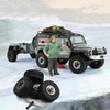 REDSPIDER 1.0 Beadlock Wheels and Tires（4pcs）， 1.0 Crawler Tires for