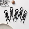 7PCS Lexziuo Plastic U-Shaped Magic Grip Hairpin Set: Robust and