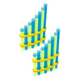 NOLITOY 2pcs DIY Pan Flute for Homemade Musical for Music and Physics Learning Compact Lightweight Instrument for Skill Building and Active Exploration