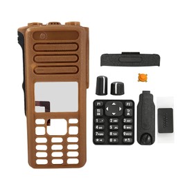 VBLL Colorful Repair Kit Case Cover Housing for XPR7550 XPR7580 XIR P8668 XIR P8660 DP4800 DP4801 DGP8550 DGP5550 Radio (Brown)