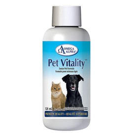 Omega3 Pet Vitality Senior Dog Cat Omega Alpha 120ml500ml, basic option, 1 piece, 120ml / 오메가3 펫 바이탈리티 시니어 강아지 고양이 오메가알파 120ml500ml, 기본옵션, 1개, 120ml