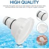 NUHFUFA Vacuum Adapter RP/RX Skimmer Attachment Compatible with Summer Waves