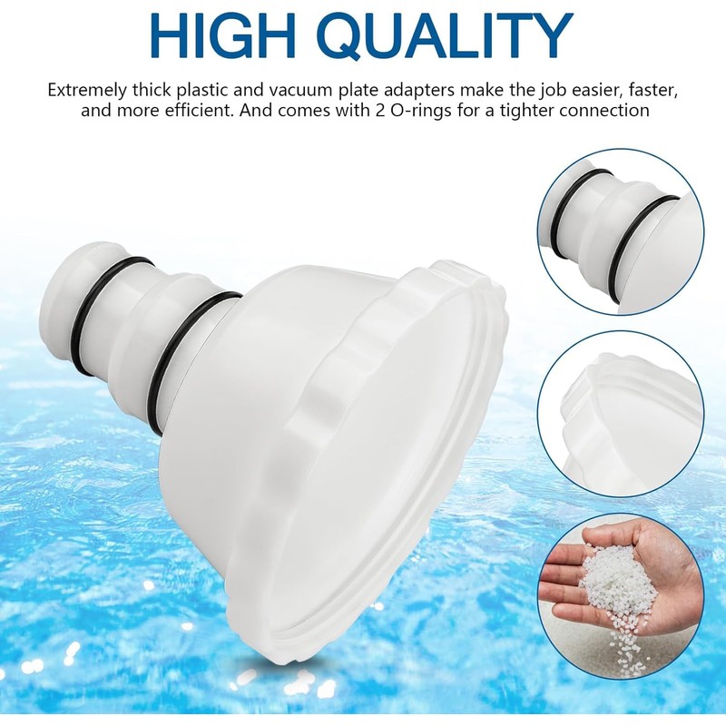 NUHFUFA Vacuum Adapter RP/RX Skimmer Attachment Compatible with Summer Waves