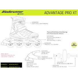 Bladerunner by Rollerblade Advantage Pro XT Women's Adult Fitness Inline Skate, Black and Pink, Inline Skates , 7