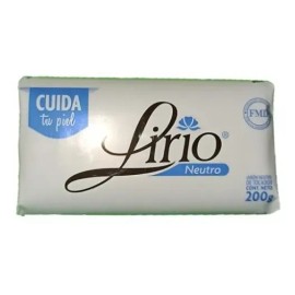 Jabón Lirio Neutro 200g Dermatológicamente Testeado Hipoalergénico