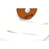 Trimz Nastro sbieco in policotone, bianco, 25 mm x 20