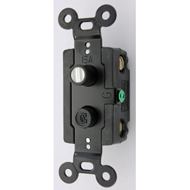 Classic Accents Single Pole Antique Reproduction Push Button Light Switch