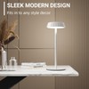 EppieBasic Rechargeable Table Lamps Cordless: Set of 2 Battery Operated