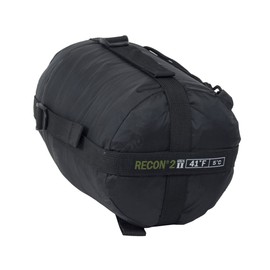 ELITE SURVIVAL SYSTEMS Recon 2 Sleeping Bag, Black, Rated to 41 Degrees Fahrenheit (RECON2-B)
