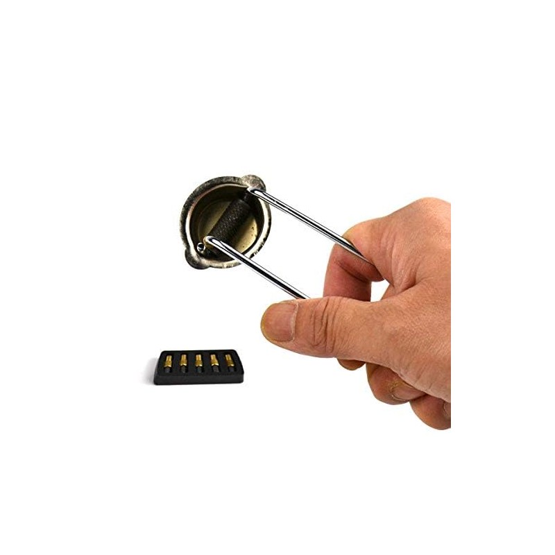 FAVORCOOL Single Flint Spark Strike Lighter with Flint & Steel