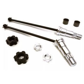 For Traxxas Universal Drive Shafts w/ +12mm Ext. Stub Axles (2) for Traxxas X-Maxx 4X4