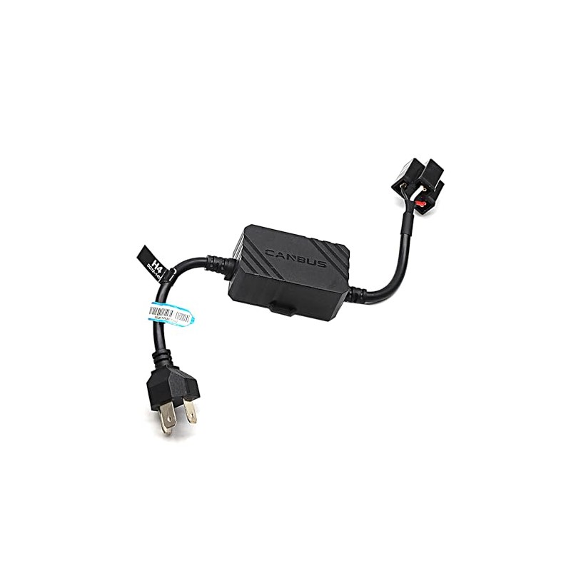 Cougar Motor H4/9003 CANbus Decoder, Anti-Flickering Harness Fog Bulb Fast