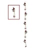 Heaven Sends Wooden Robin Garland With Decorative Bells - Perfect Christmas Home Accessory