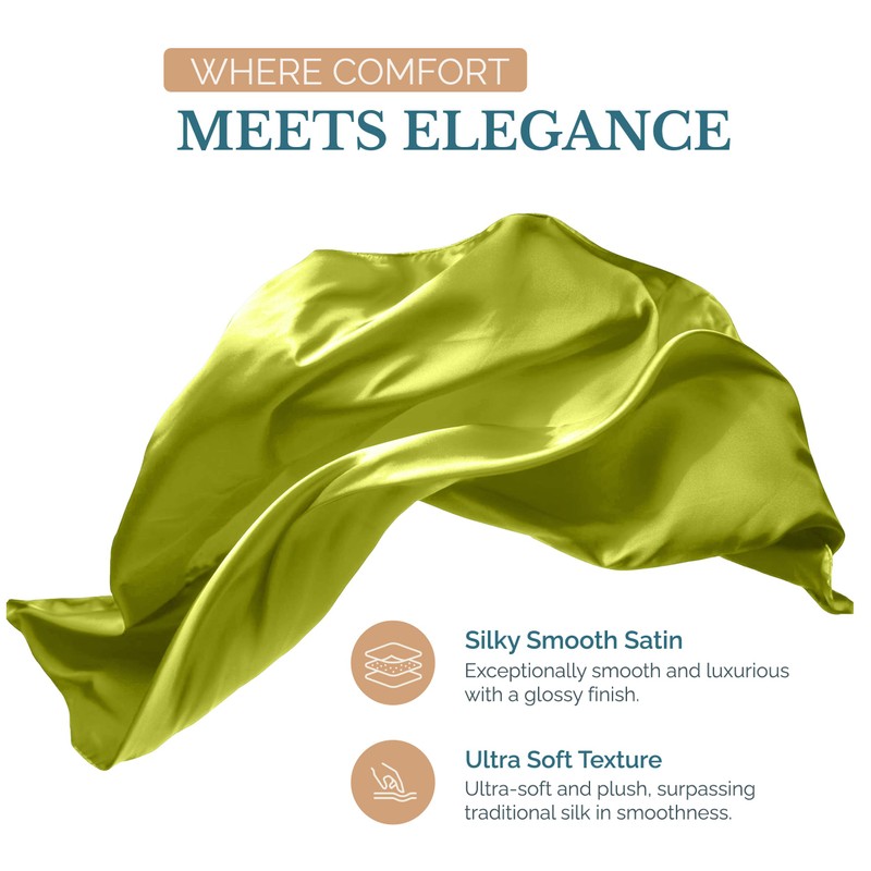 Casa Platino Queen Size Satin Sheets - Smooth Satin Sheets