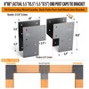 Wocepu 2 Pack Heavy Duty 6x6 (Actual 5.5"x5.5") Stainless Steel
